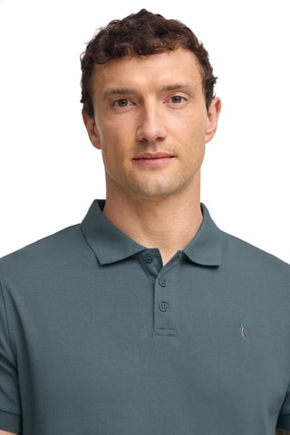Polo regular - Bleu