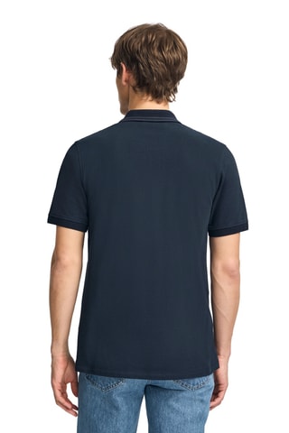 Polo relaxed - Bleu marine