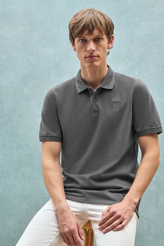 Polo relaxed - Gris