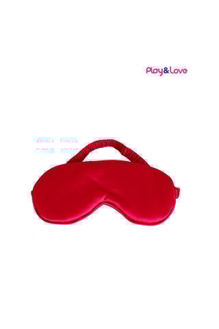 Masque en satin - Rouge