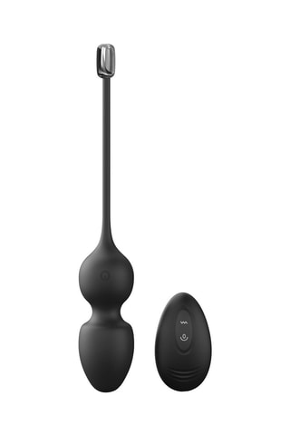 Boules de Geisha vibrantes Love - Noir - 22 cm
