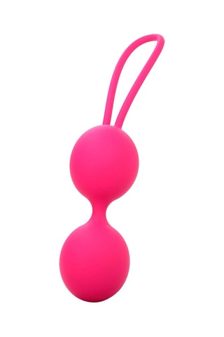 Boules de geisha waterproof Dual Balls - Magenta - 15,6 cm