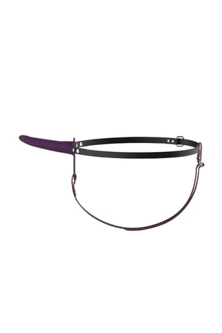 Strap-On vibrant Dildo Vibe - Noir et violet - 23 cm