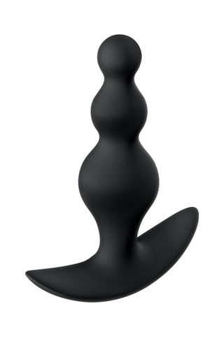Chaîne anale waterproof Training Beads S - Noir - 10 cm