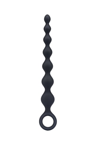 Chaîne anale waterproof Beads M - Noir - 21 cm