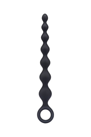 Chaîne anale waterproof Beads M - Noir - 21 cm