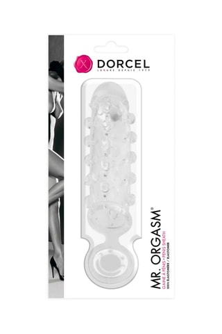 Gaine à pénis Mr. Orgasm - Transparent - 18,5 cm
