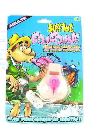 Sifflet foufoune - Rose