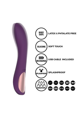 Vibromasseur Smart G Spot - Violet - 20 cm