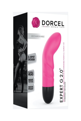 Mini vibromasseur Expert G 2.0 - Magenta - 16,8 cm