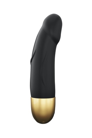 Vibromasseur Real Vibration S 2.0 - Noir et doré - 16,2 cm