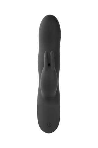 Vibromasseur Rabbit waterproof - Noir - 19 cm