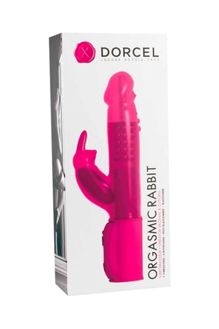 Vibromasseur Rabbit Orgasmic - Rose - 25 cm