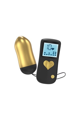 Vibromasseur Cry Baby - Noir et doré - 7,5 cm