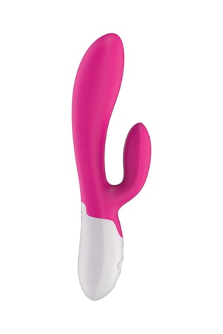 Vibromasseur Rabbit waterproof chauffant Hot G-Spot - Rose