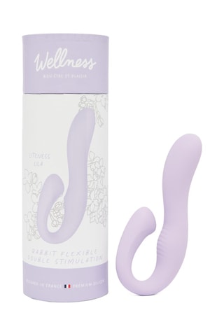 Vibromasseur Rabbit Liteness - Lilas - 16,8 cm