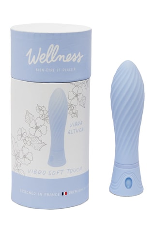 Vibromasseur Vibra Althea - Bleu - 14,5 cm