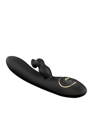 Vibromasseur Divine Rabbit - Noir - 20,3 cm