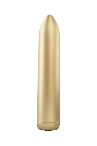 Stimulateur clitoridien Rocket Bullet - Doré - 8,7 cm