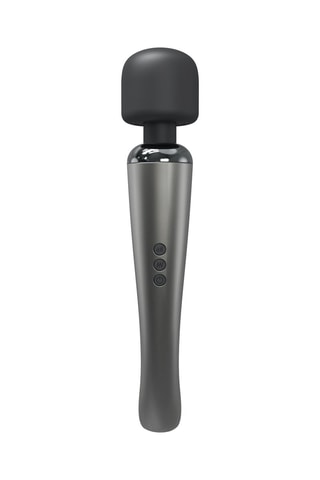 Stimulateur clitoridien Megawand Silver - Argenté - 29 cm