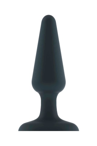 Plug anal vibrant waterproof Best Vibe Plug M - Noir - 13,7 cm
