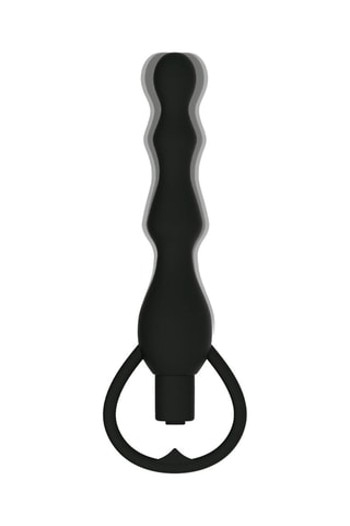 Plug anal waterproof Smart Beads - Noir - 16 cm