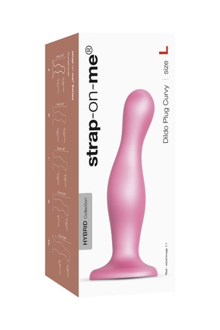 Godemiché waterproof - Taille L - Rose - 16,5 cm