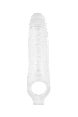 Godemiché Supreme Sleeve - Blanc - 14,5 cm