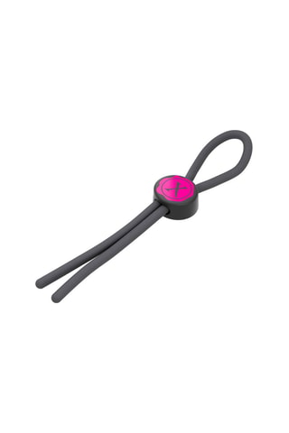 Anneau pénien waterproof Mr Dorcel - Gris et rose - Ajustable