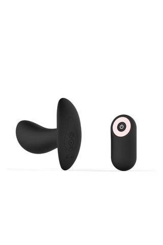 Stimulateur de prostate télécommandé waterproof Smart Plug Control - Noir - 12 cm