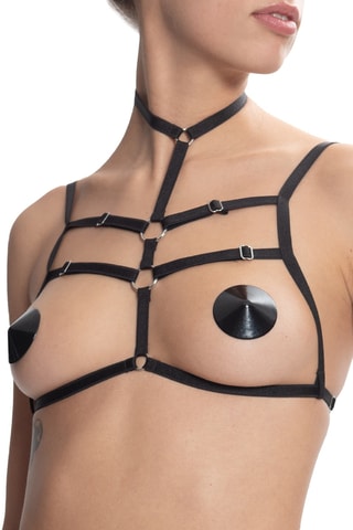 Soutien-gorge harnais - Noir