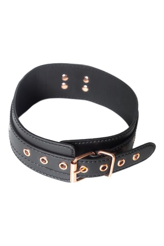 Collier - Noir et doré rose