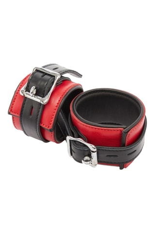 Menottes chevilles en cuir - Noir