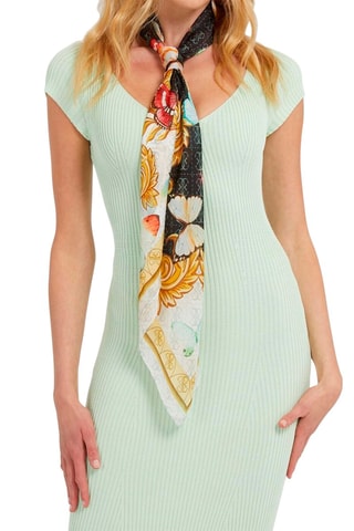 Foulard - Marron et orange