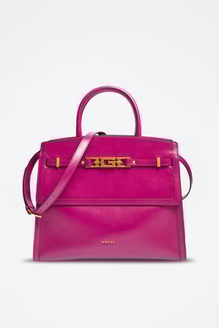 Sac à main en cuir - Fuchsia