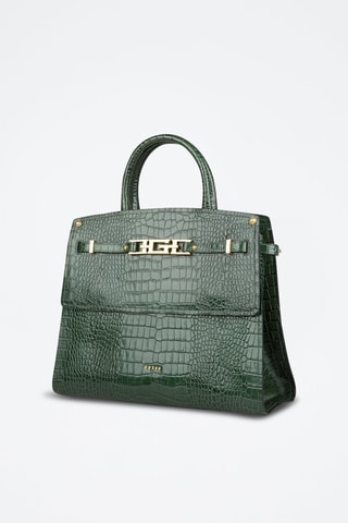 Sac à main en cuir - Vert foncé