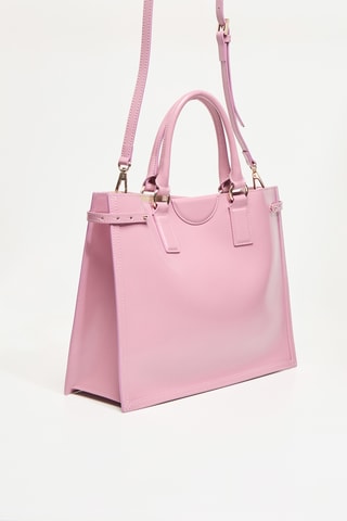 Sac à main en cuir Issa - Rose