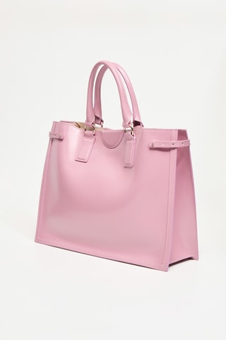 Sac à main en cuir Issa - Rose