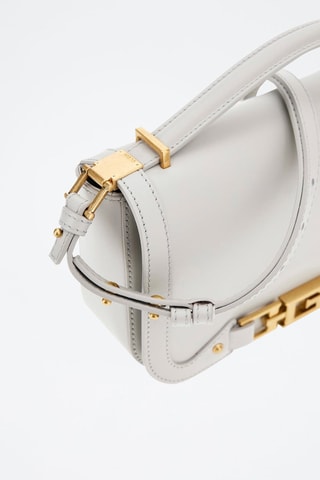 Sac à main en cuir - Gris clair