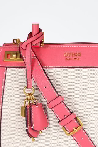 Sac à main - Fuchsia et blanc