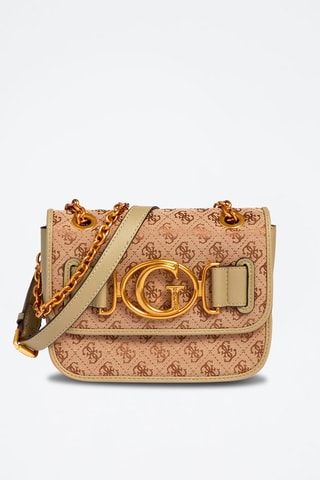 Sac porté épaule - Beige et rose