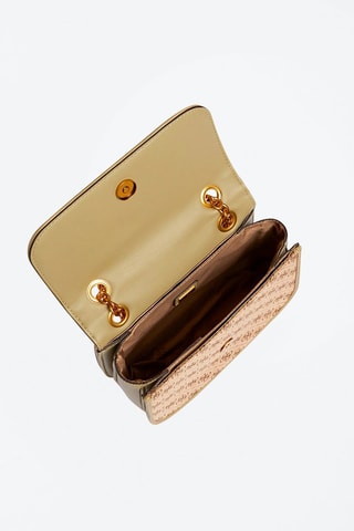 Sac porté épaule - Beige et rose
