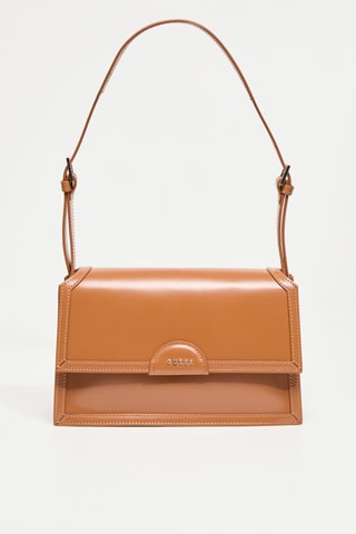 Sac bandoulière en cuir Isa - Camel