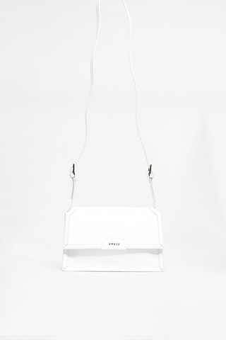 Sac bandoulière en cuir Isa - Blanc