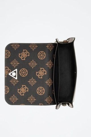 Sac bandoulière - Moka et noir