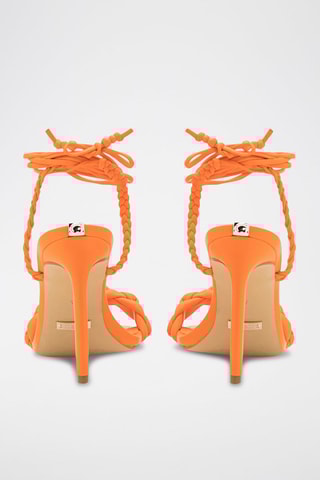 Sandales à talons - Orange
