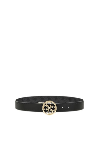 Ceinture réversible en cuir - Noir 
