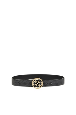 Ceinture réversible en cuir - Noir 