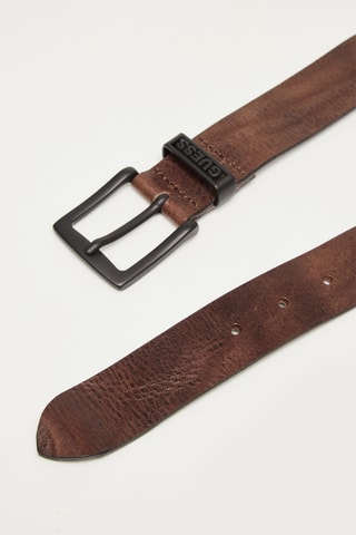 Ceinture en cuir - Marron