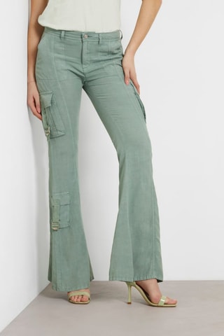 Pantalon flare - Vert